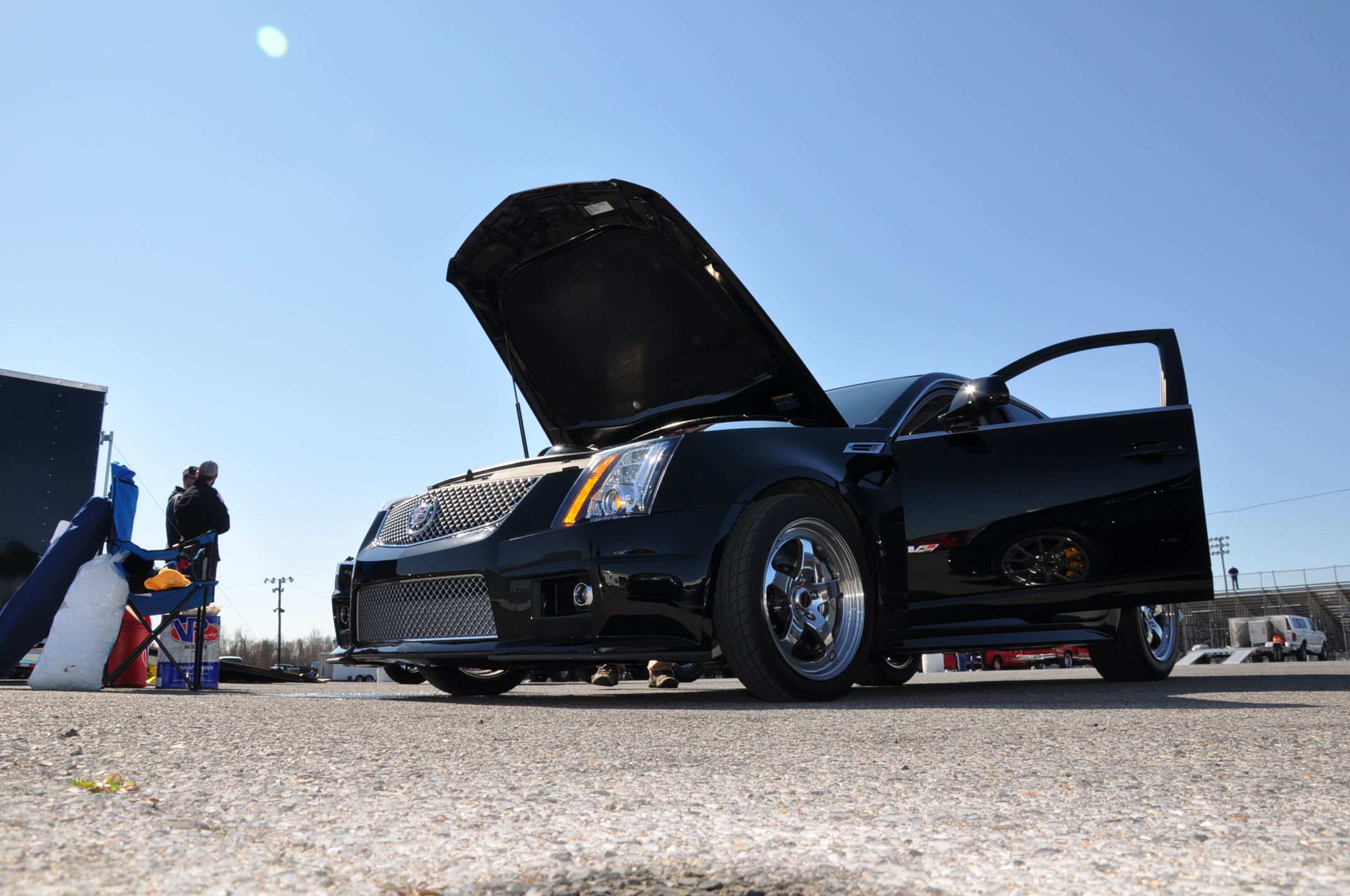Cadillac CTS-V on Weld wheels